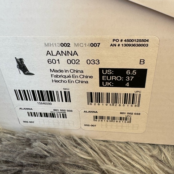 vinyl ankle boots with lace,burgundy. - Picture 4 of 4